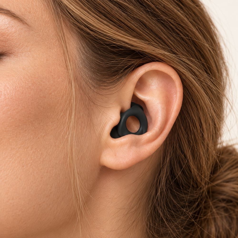 Elvira Earplug worn in the ear