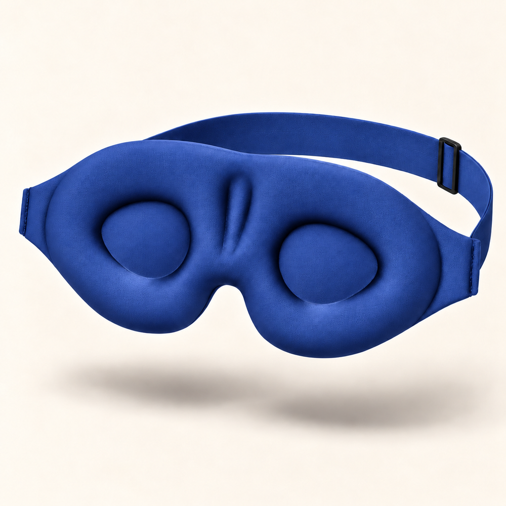 Elvira Sleep Mask in blue
